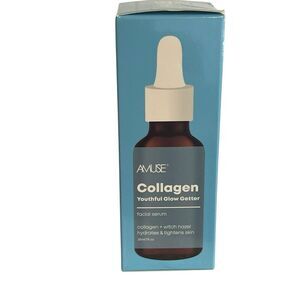 Amuse Collagen Facial Serum Youthful Glow Getter Hidrating Tightening  1 fl.oz